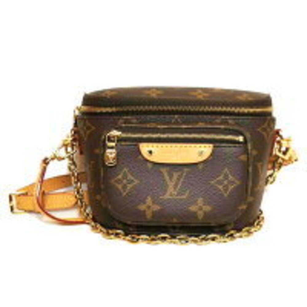 Louis Vuitton Bum Bag canvas leather Monogram handbag brown
